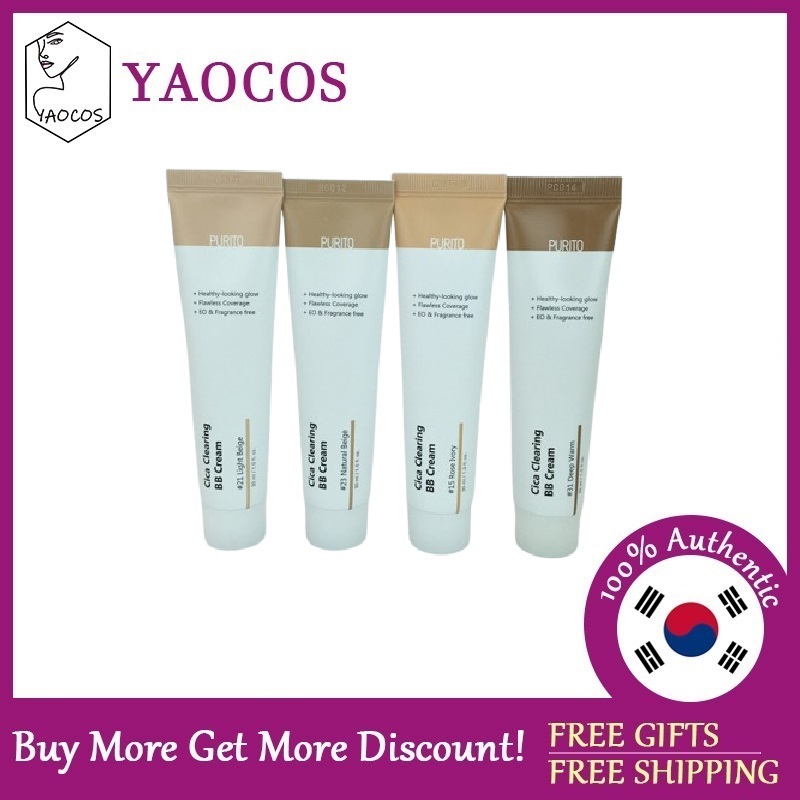 [Purito] cica thanh toán bù trừ Kem trang điểm BB 30ml