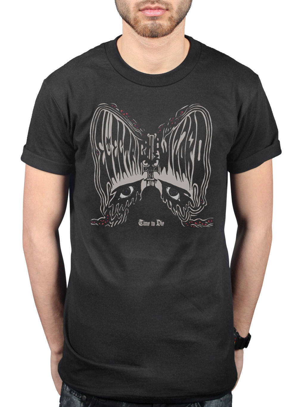 Large Tshirt Official Electric Wizard Time To Die Tshirt Dopethrone Black Masses Let Us Prey 4Xl5Xl6Xl