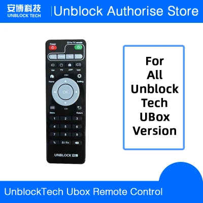 Unblock Tech UBox Remote Control For Ubox 2, 3, 4, 5, 6, 7, 8 and 9 Infrared