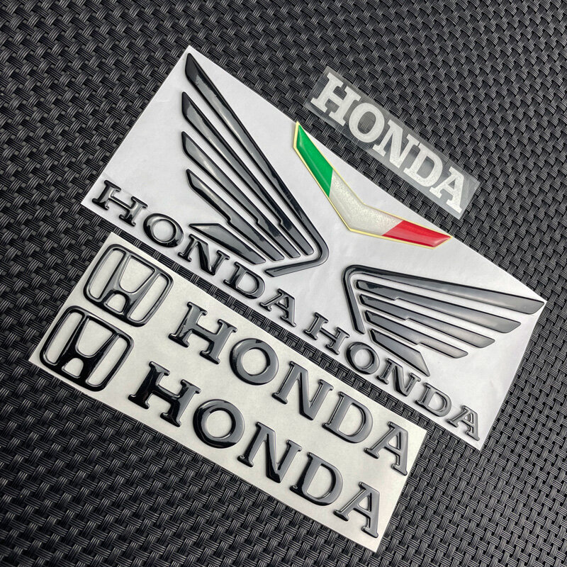 Nhãn Dán Phản Quang Xe Máy 3D Biểu Tượng Kính Chắn Gió Cho Honda