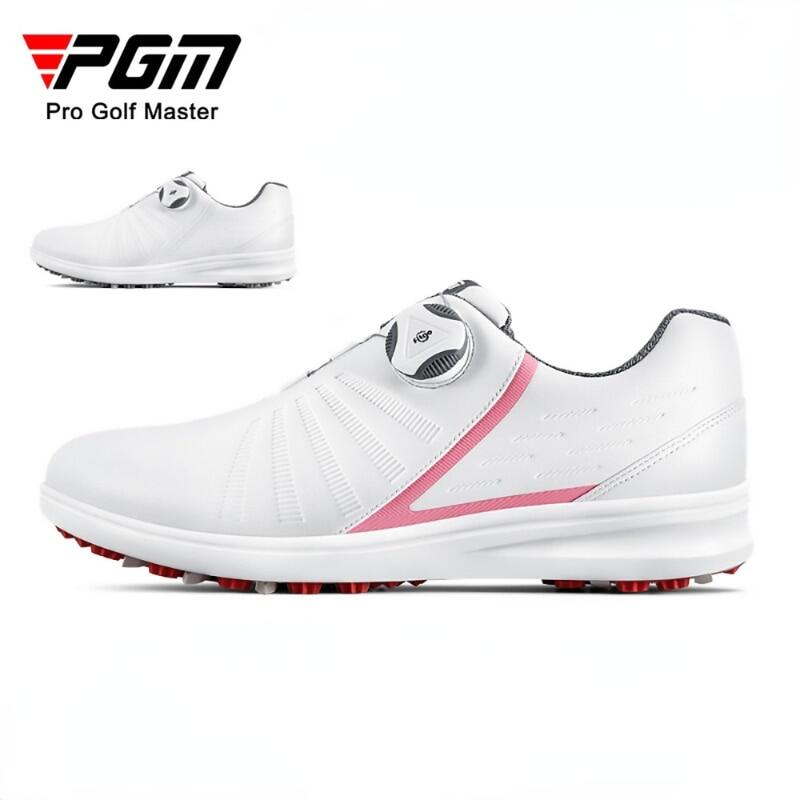 PGM Women Golf Shoes with Removable Spikes Anti