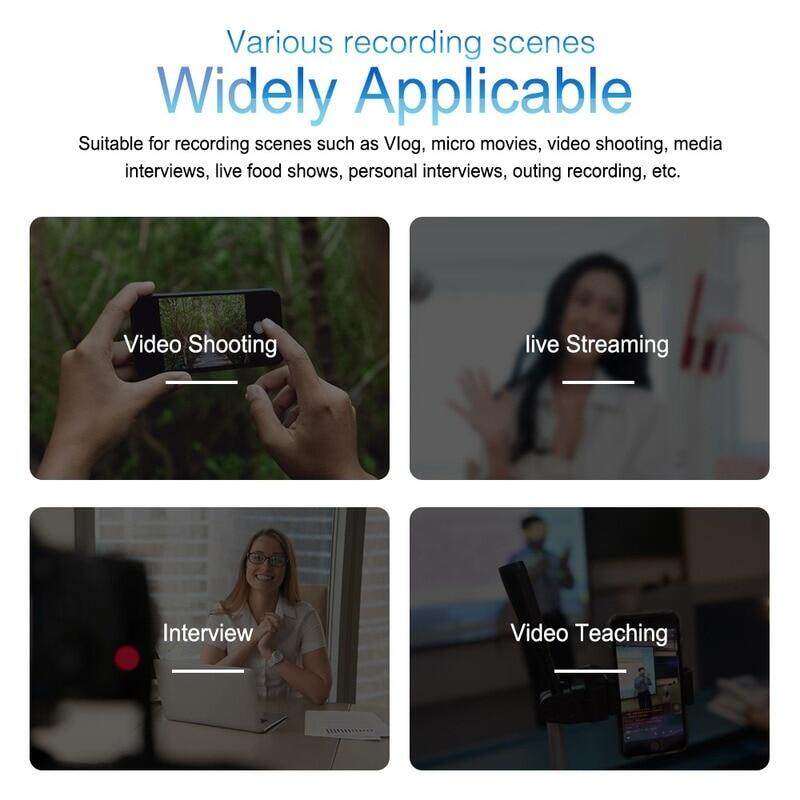 Micrô Cho iPhone Mini Đa Năng Lightning Type C 3.5Mm Microfone Cho Samsung Huawei Xiaomi Lavalier Clip-On Ghi Âm Giảm Tiếng Ồn Studio Bài Giảng Micro Bên Ngoài 1.5M Âm Thanh Cáp Sạc Hoạt Động Cho PC Máy Tính Notebook Máy Tính Xách Tay