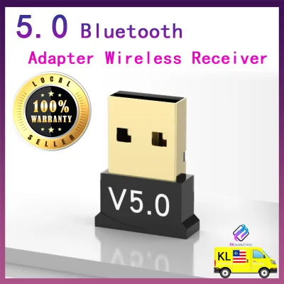 KAP7✅ 5.0 Bluetooth Adapter Wireless USB Receiver Dongle for Computer PC Laptop Tablet Wireless USB Bluetooth Transmitter Music Receiver Bluetooth Adapter Bluetooth Receiver