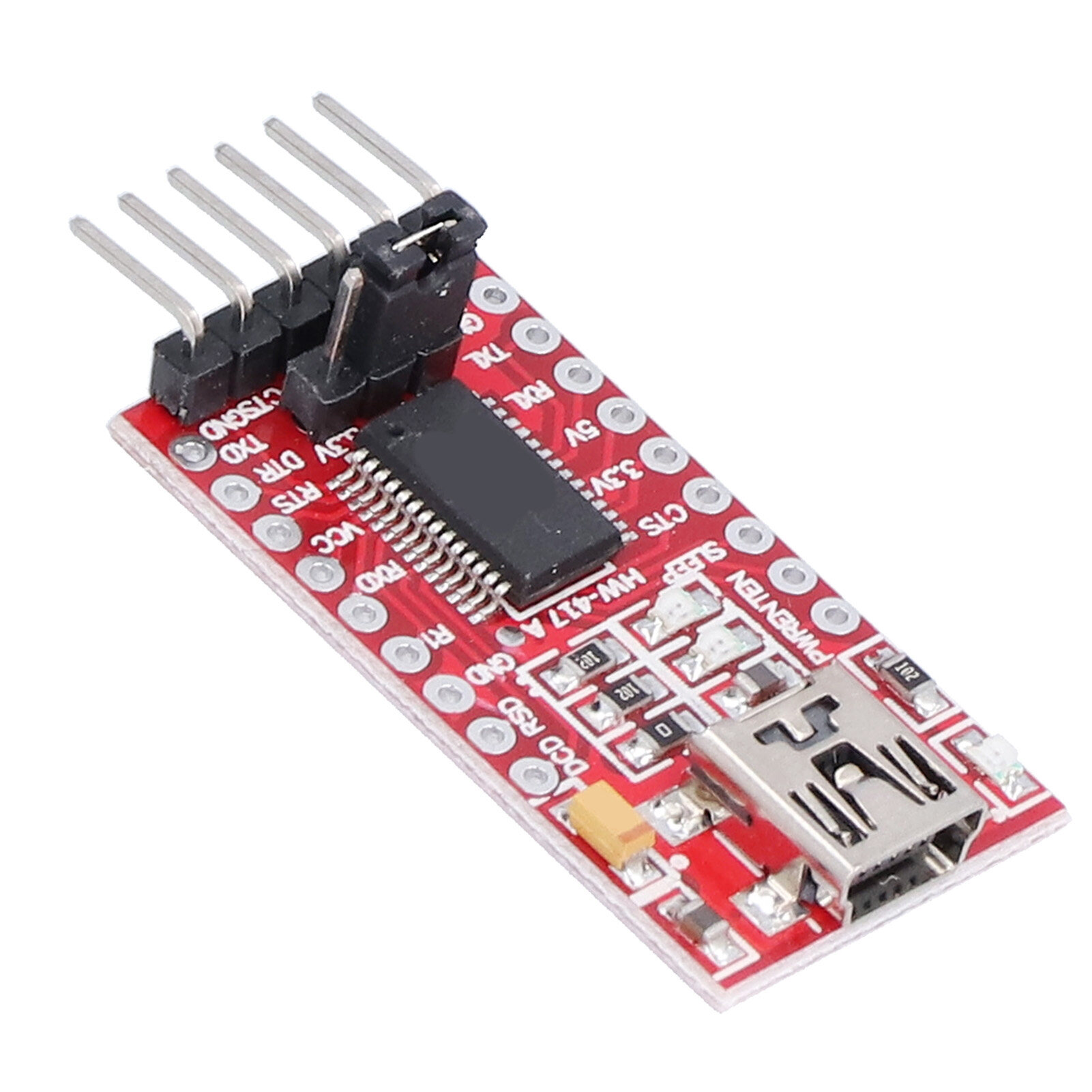 USB to TTL Module Serial Converter Board 6 Pin Mini Port DC 3.3V 5V ...