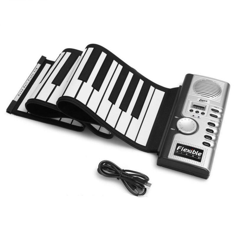 Di Động 61 Phím Chuyên Nghiệp Đàn Piano Gấp Thông Minh Silicone Đàn Piano Điện Tử Cầm Tay