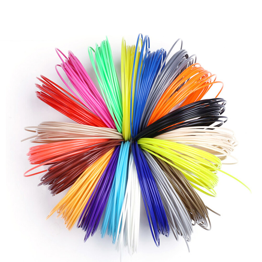 microgood 10/20 Colors 5m 1.75mm PLA Refill Filament Consumable for 3D Printer Drawing Pen