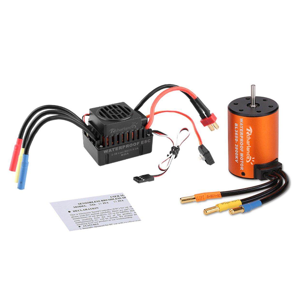 Wond rcharlance brushless Power System combo3900kv motor5.8v/3A BECสำหรับ 1/10 รถRC