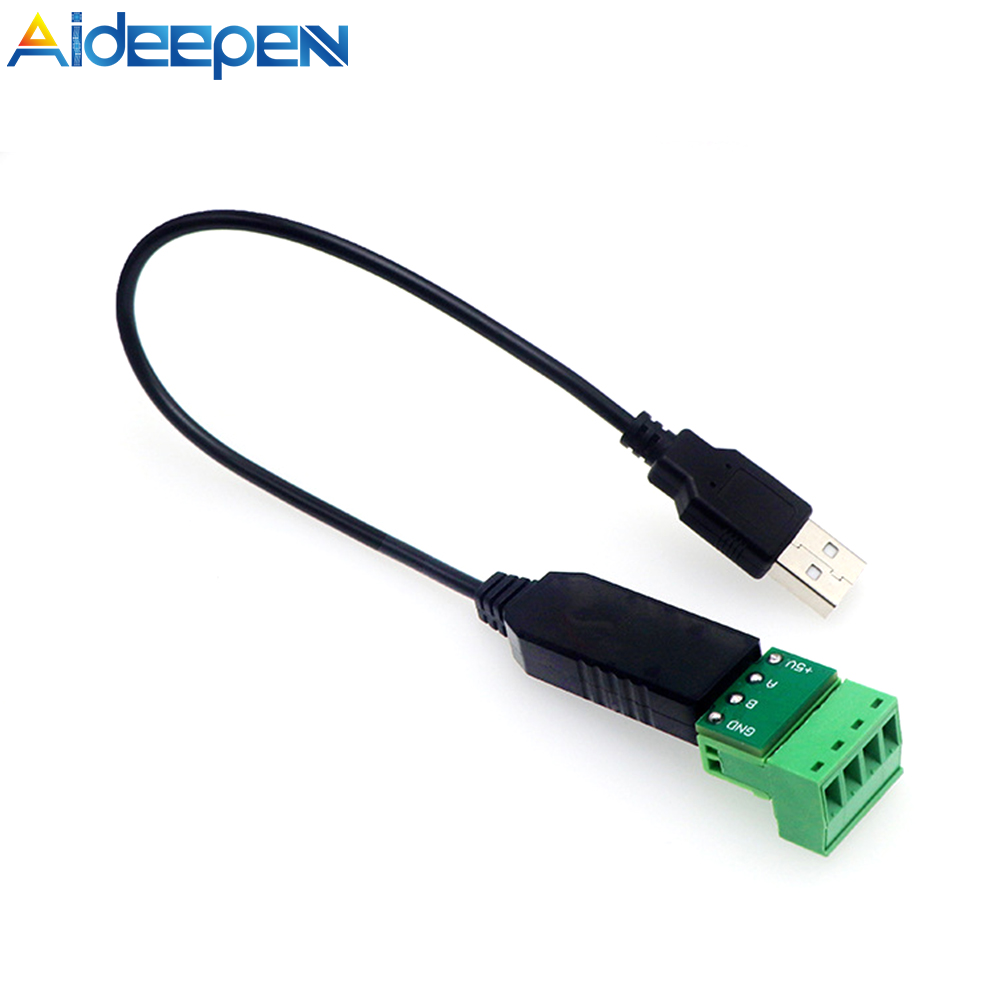 Aideepen Thiết Bị Cài Đặt Giao Diện Cáp Mở Rộng USB Bộ Chuyển Đổi Cổng Nối Tiếp RS485 Sang USB Hỗ Trợ Tốc Độ Truyền Cao 115200/Tải Xuống Vi Điều Khiển STC