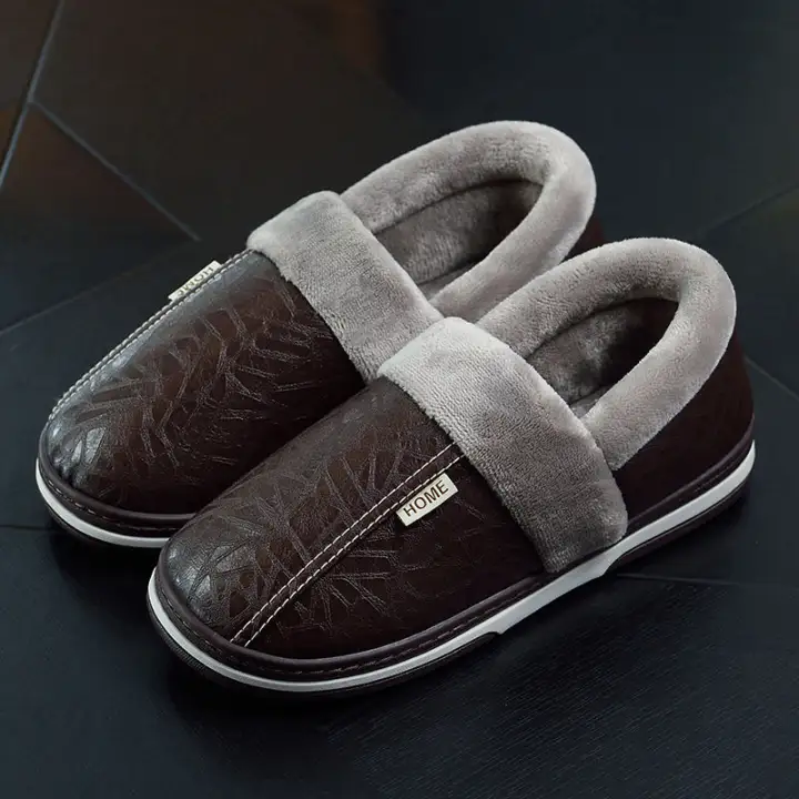 warm slip on shoes mens