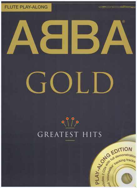 Flute Play-Along ABBA Gold Greatest Hits / ABBA / Flute Book / Music Book Malaysia