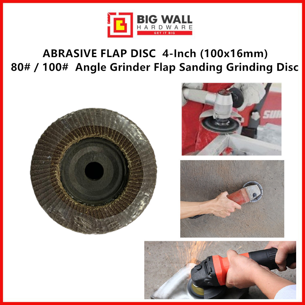 SATC 40-Pack 4.5 Inch Flap Sanding Discs – 40 Grit, T27 Flat, 7/8 Arbor, For Angle Grinders