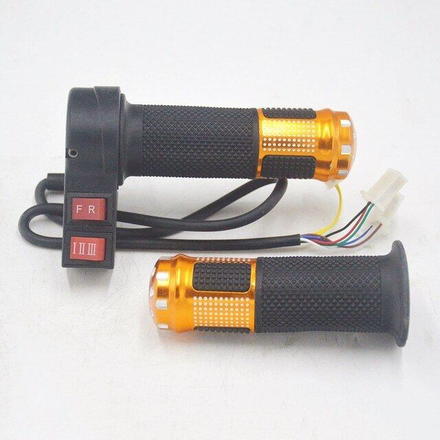 24V/36V/48V/64V/72V/96V Electric Bicycle Throttle With 3 Speed Controller And Forward Reverse For Ebike/Scooter/Tricycle