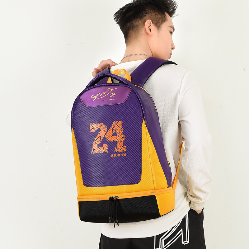 Kobe Bryants signature commemorative backpack Black Mamba Kobe