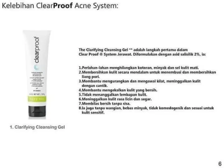 clear proof cleanser