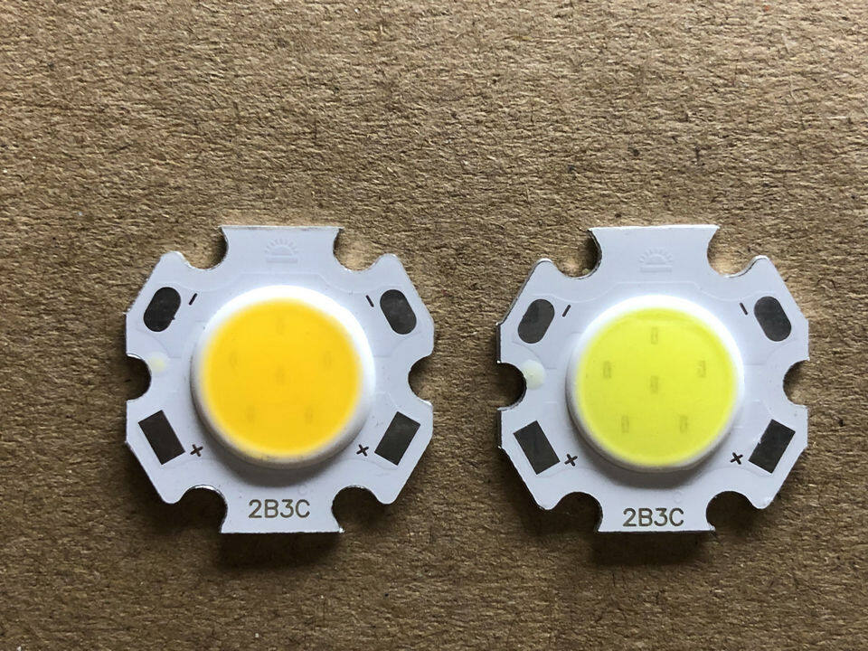 5pcs a lot 3w 5w 7w 10w led source chip high power led cob side 20mm light bulb light lamp spotlight down light lamps
