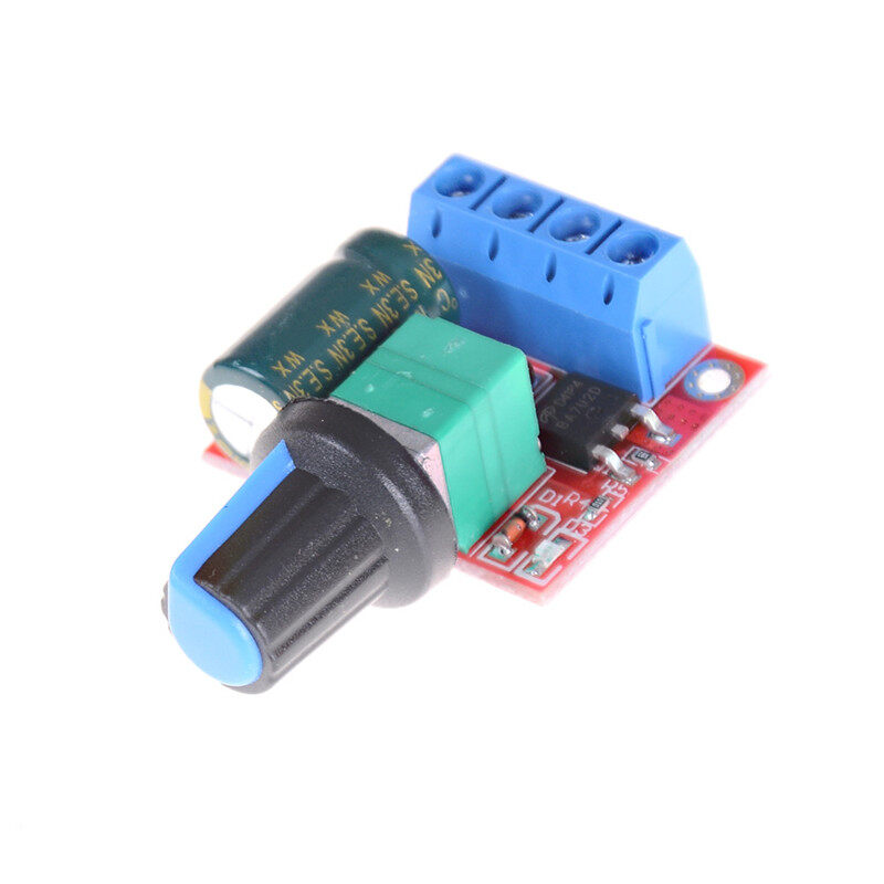 Rayua Mini DC Motor PWM Speed Controller 5A 4.5V-35V Speed Control Switch LED Dimmer
