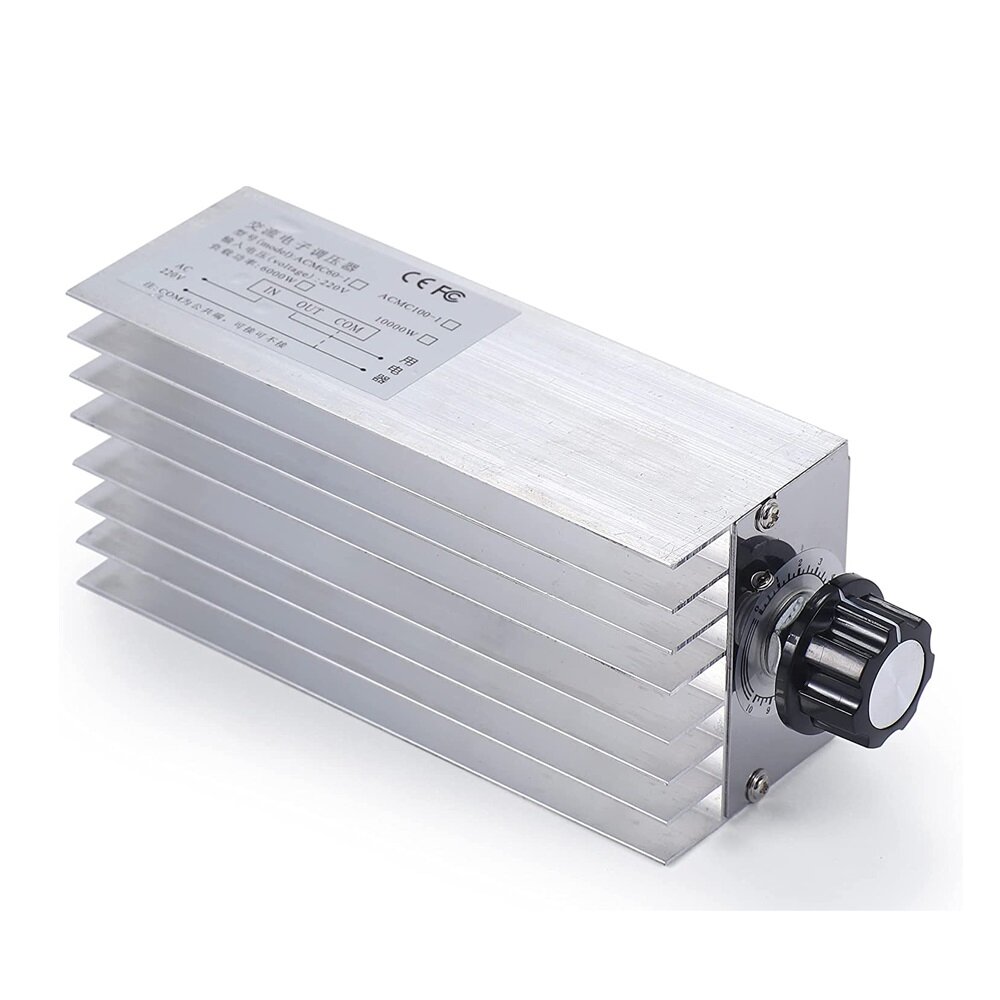 Bộ Điều Chỉnh Điện Áp SCR AC 220V 6000W Điện Tử, Bộ Điều Chỉnh Tốc Độ Động Cơ Khuôn Điều Chỉnh Điện Áp Kèm Hộp-INTL