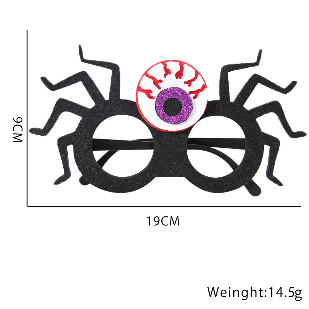 Green Protect Store 2022 New Halloween Decoration Funny Glasses Christmas Party Glasses Horror Party Hoilday Supplies Photo Props Spider Halloween Glasses Supplies