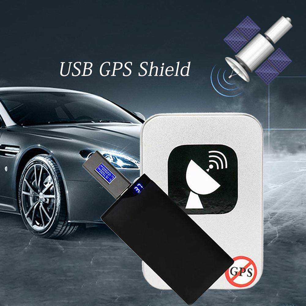 รถ USB แบบพกพา GPS ตัวรบกวนสัญญาณแผ่นป้องกันยูวี Tracking Anti Stalking