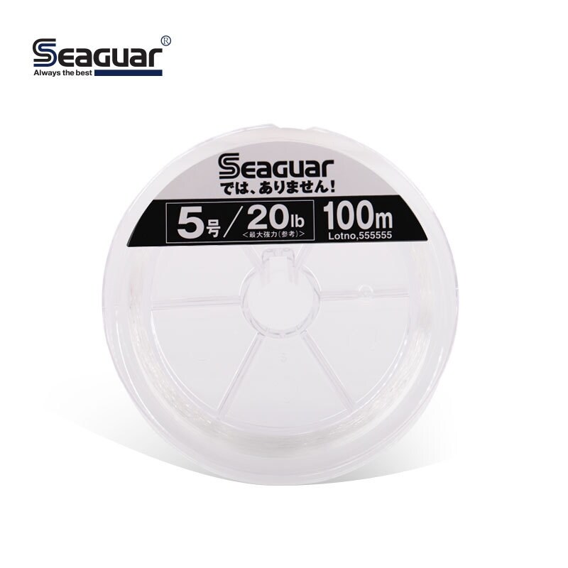 Seaguar originalwhite label 100m 4lb 20lb fluorocarbon testmonofilament carp wireline