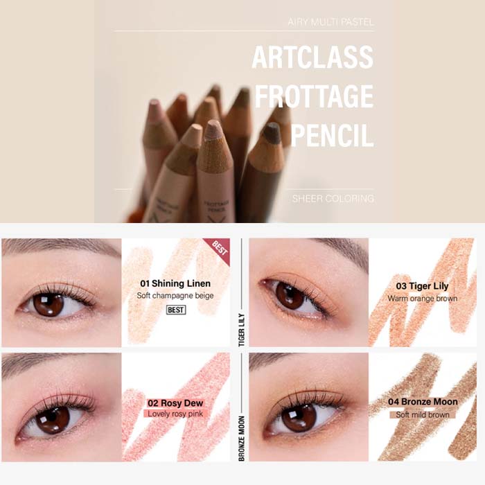 Quá mát mẻ cho trường học] Bút Chì frottage 1.1g