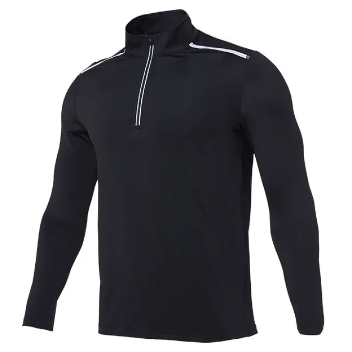 running shirt with zipper pocket