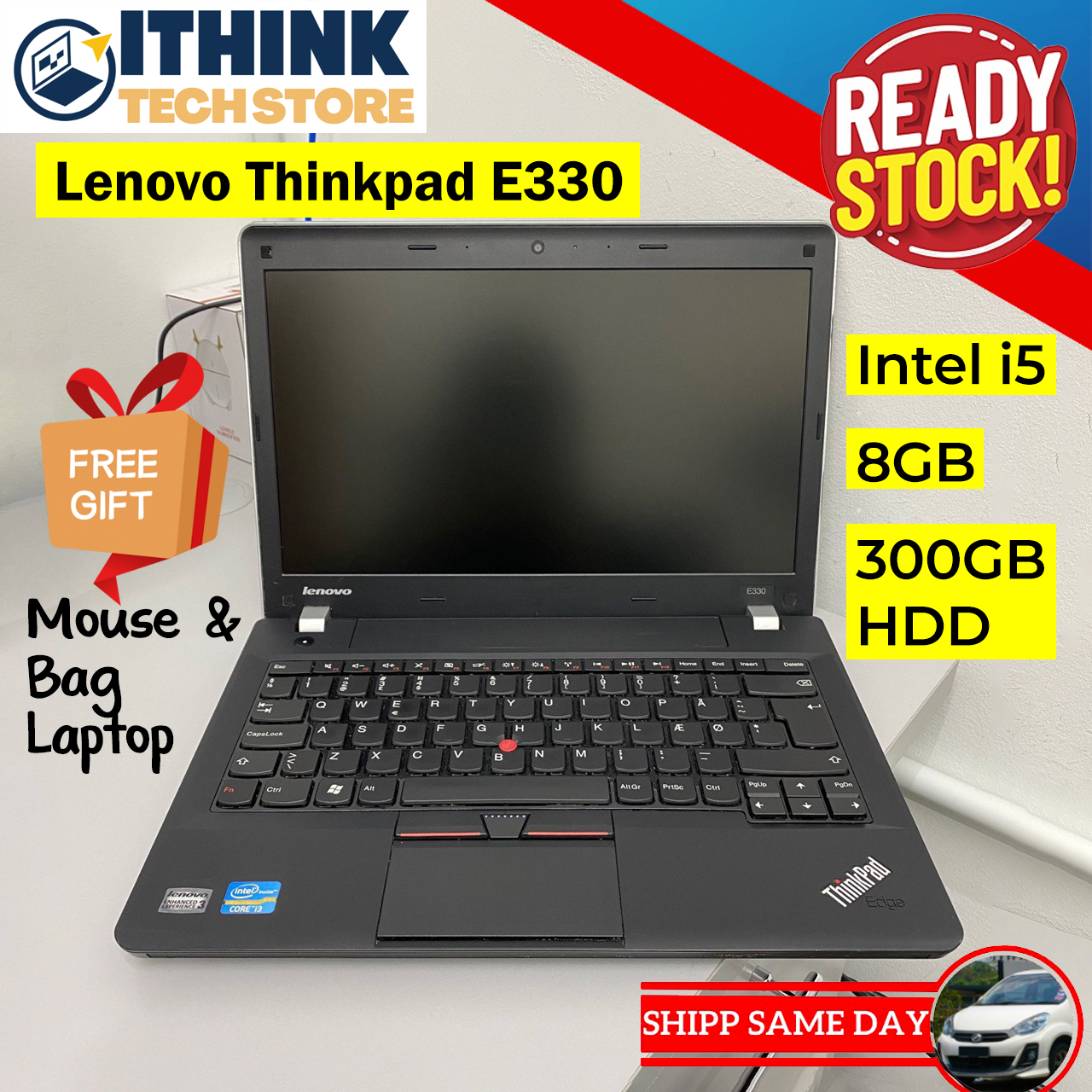 Refurbished Lenovo Thinkpad E330 Intel Core I5 8GB RAM 250GB HDD Refurbished Lenovo Thinkpad E330 Intel Core I5 8GB RAM 250GB HDD