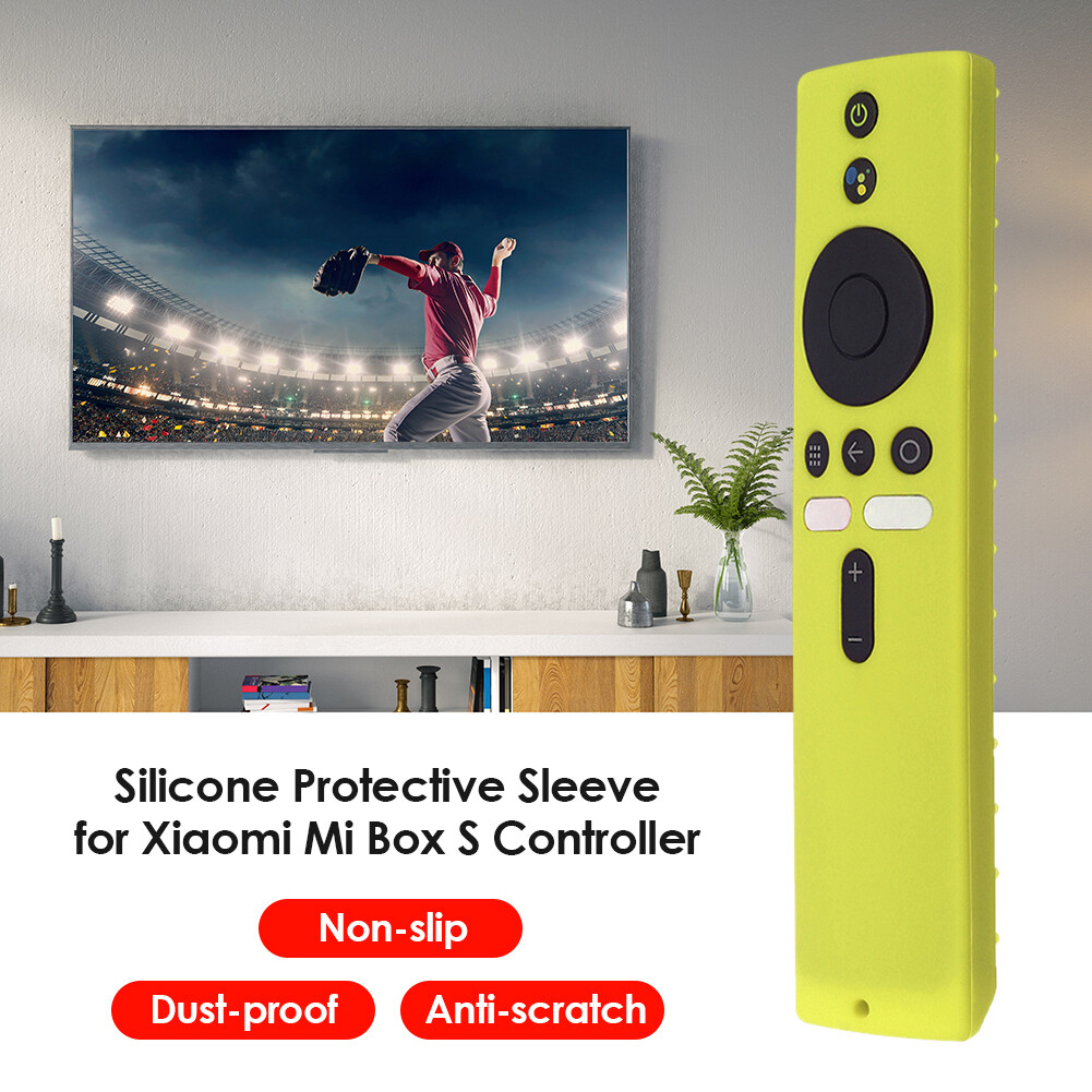 Silicone Remote Control Case for Xiaomi Mi Box S/4K/TV Stick Cover Shockproof Protector