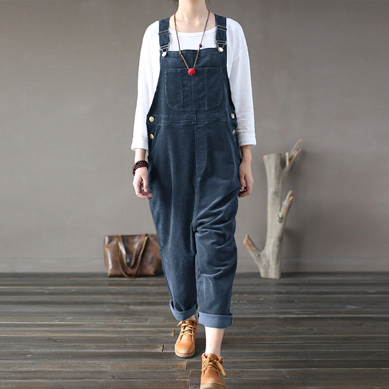 corduroy overalls with bibs