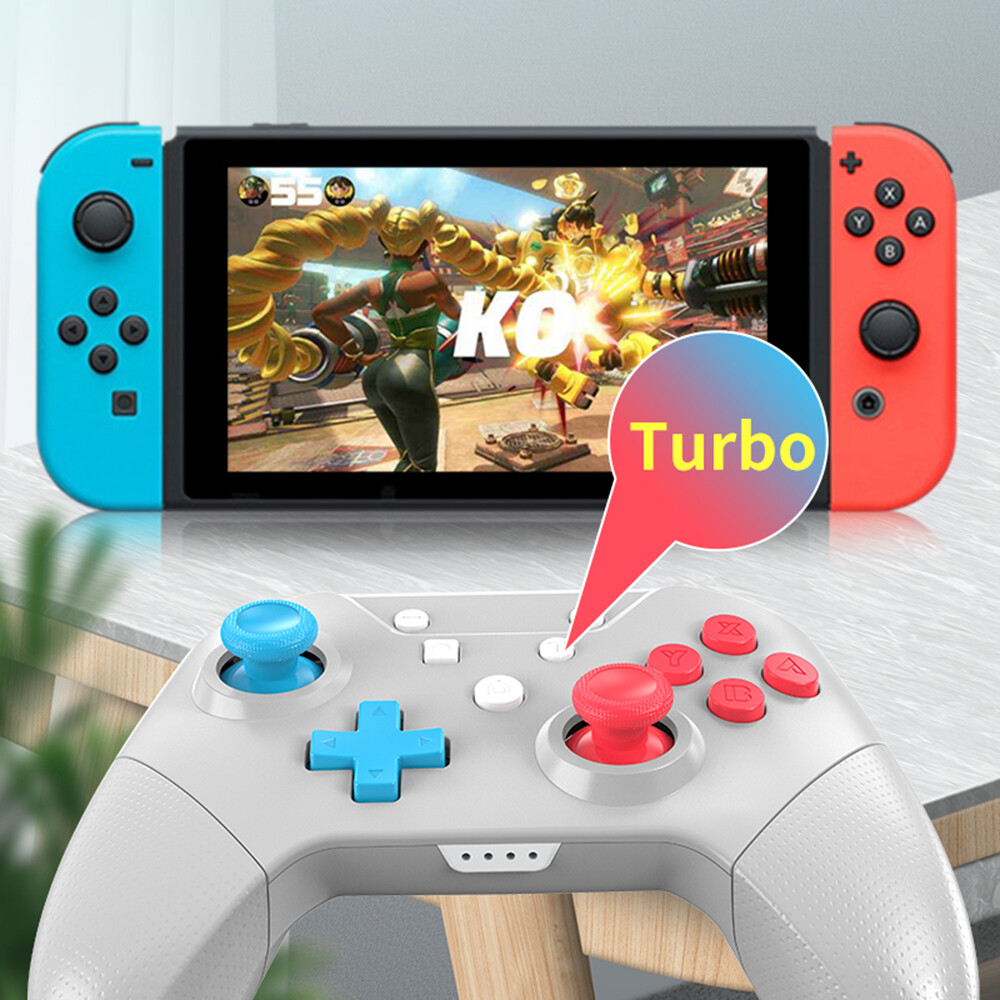 For Nintendo Switch Oled / Lite Wireless Gamepad For NS Switch Pro Controller NFC Turbo 6-Axis Dual motor 3D Game Joysticks for PC