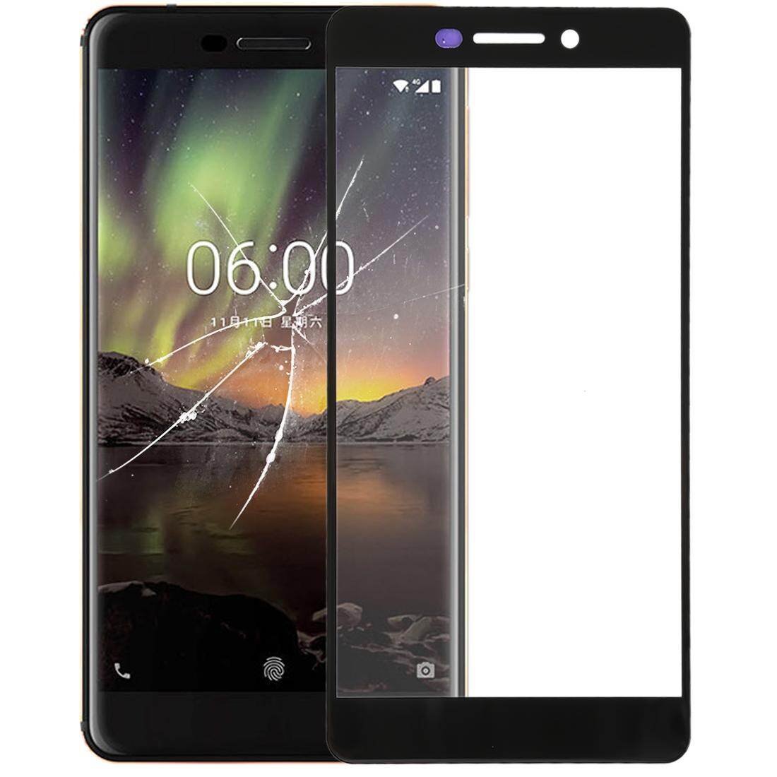 Front screen outer glass lens for nokia 6 2018 / 6.1 scta-1043 ta-1045 ta-1050 ta-1054 ta-1068