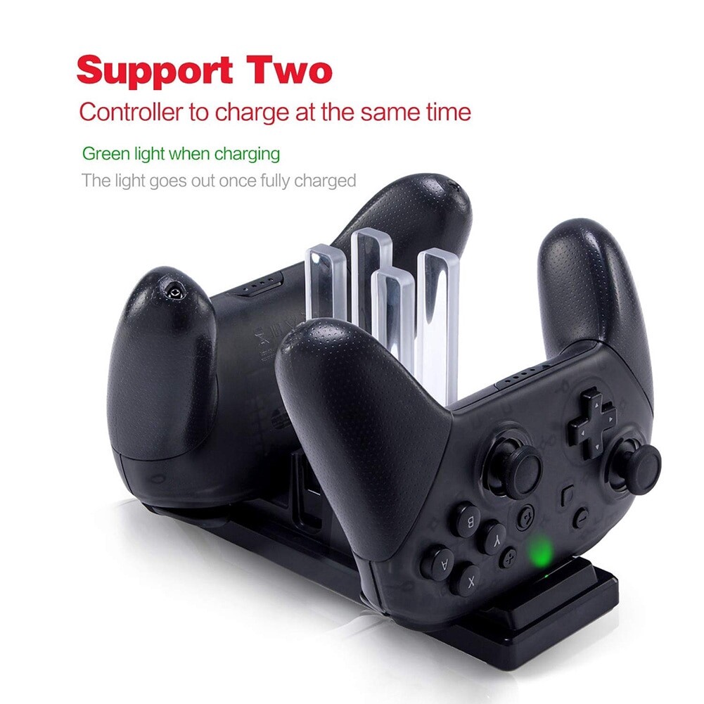 Nintendo Switch Pro Controller Charger Charging Dock Portable Joycon & Switch Pro Controller Charger For NS Joystick