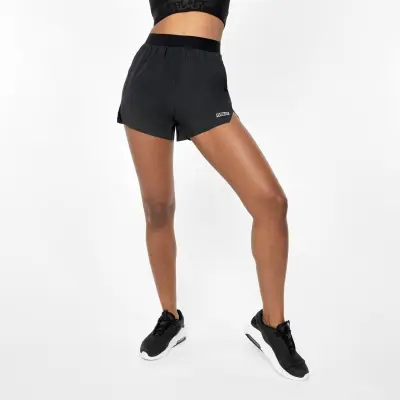 Everlast Womens Woven Sports Shorts (Black)