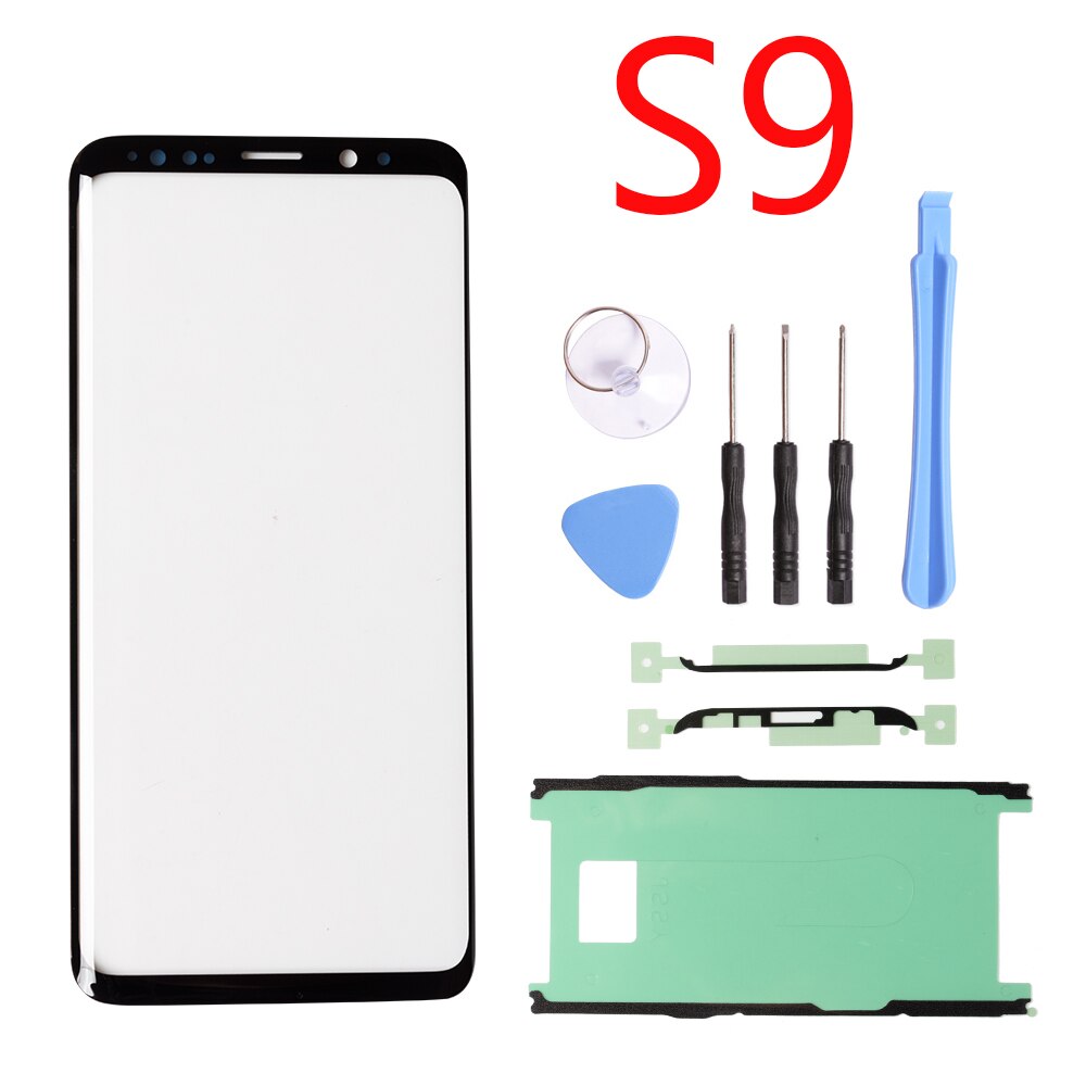 1Pcs For Samsung Galaxy S8 S9 G960 S9 Plus S10 Note 8 9 10 20 Plus Front Outer Touch Screen Glass Lens Replacement Parts