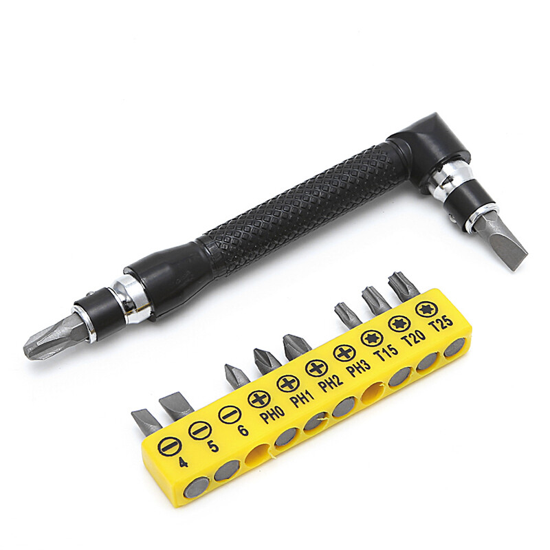 Tua Vít Ổ Cắm 10 Trong 1, Đầu Cờ Lê Đôi Hình Chữ L Đầu Dẹt Torx
