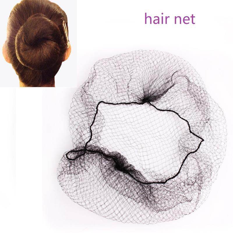 10pcs Nylon Invisible Hair Nets Black Coffee Gold Elastic Edge