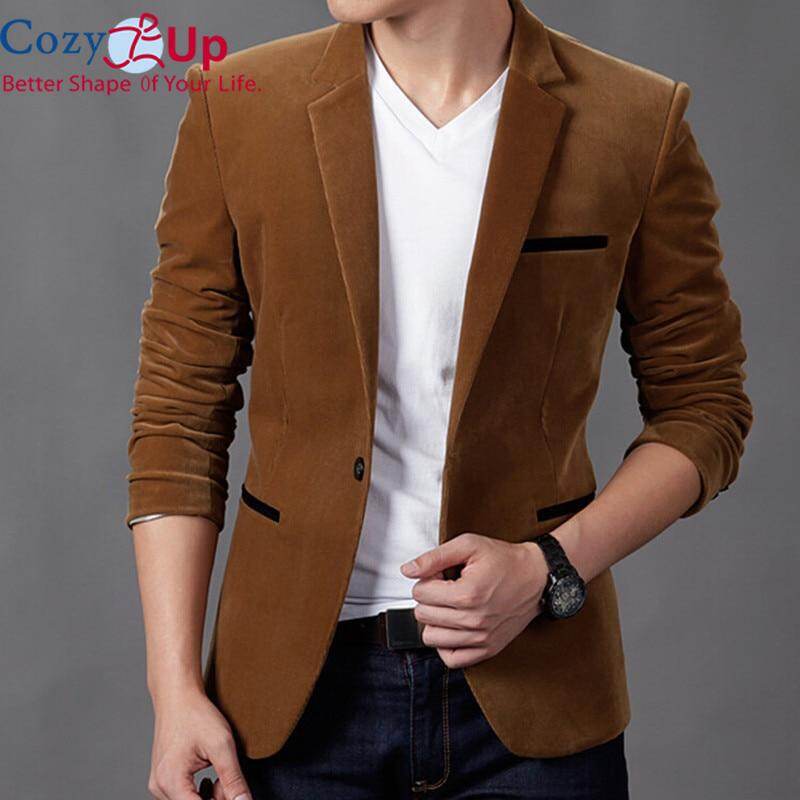Cozy Up Blazer for Men Fashion Brand Blazer British's Style casual Slim Fit suit jacket male Blazers Men Terno Masculino