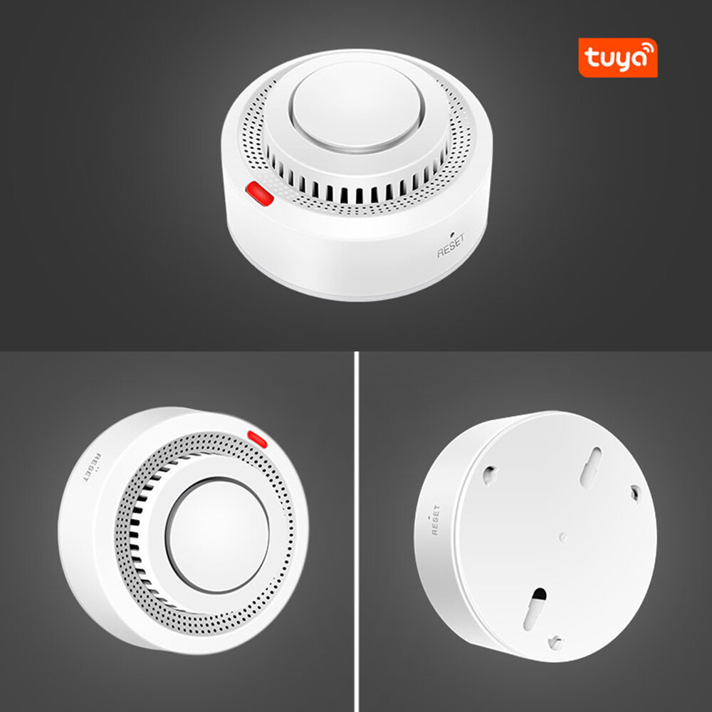 Thiết Bị Phát Hiện Khói Wifi Cảm Biến Báo Cháy Thông Minh Hệ Thống An Ninh Không Dây Smart Life Tuya Điều Khiển Bằng Ứng Dụng Nhà Thông Minh Cho Gia Đình Nhà Bếp/Cửa Hàng/Khách Sạn/Nhà Máy