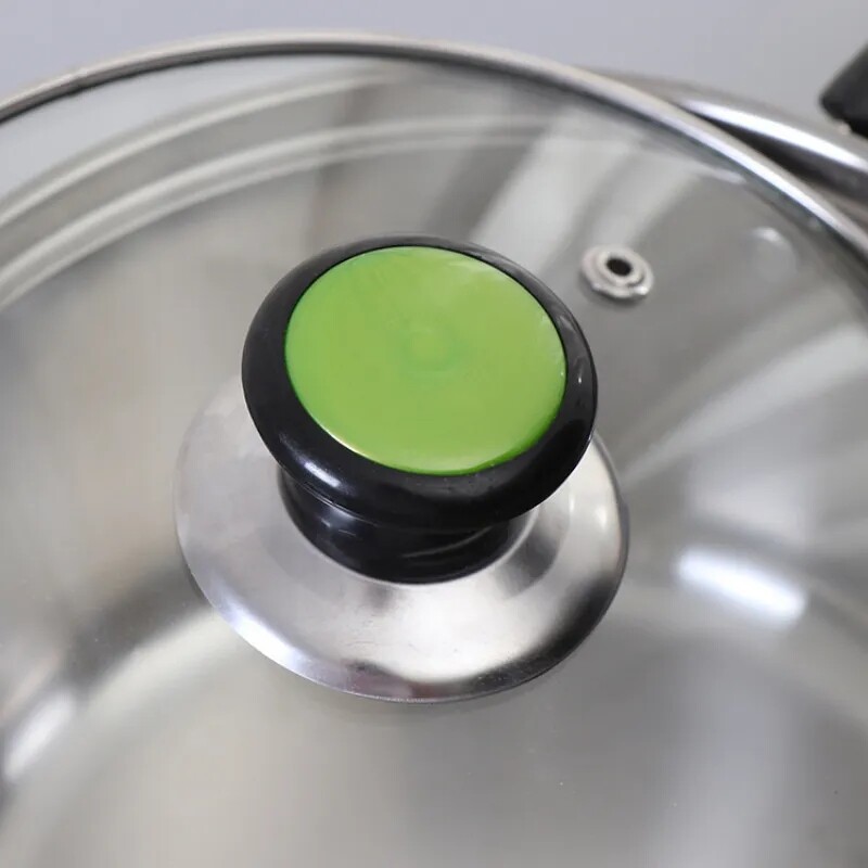 [Dizoey] Màu Nồi thép không gỉ nắp knobs phổ Vung chảo thay thế tay nắm Knob phụ kiện nhà bếp