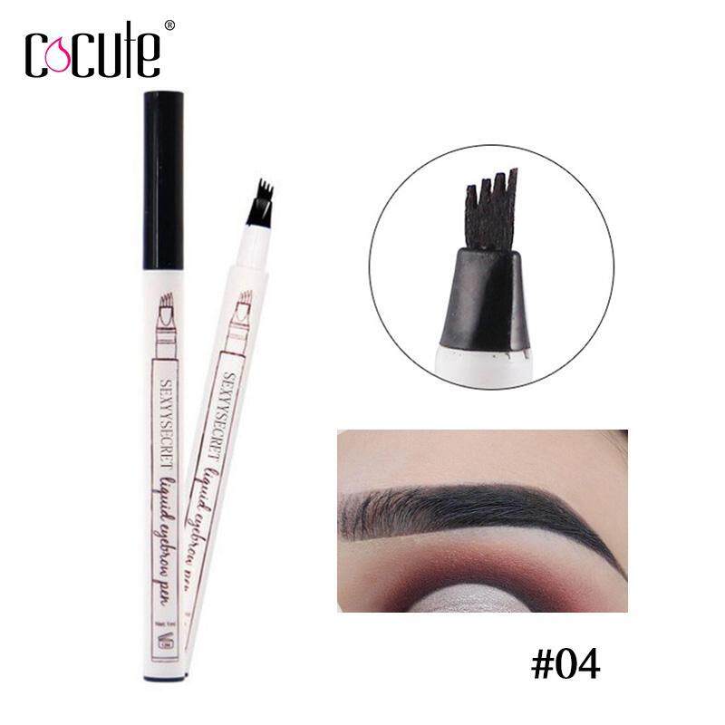 Cocute Microblading Liquid Eyebrow Tint 4 Tip Brow Tattoo Pen 5 Colors Makeup Paint Eyebrow Liner Pencil Waterproof Cosmetic Eye brow giá rẻ
