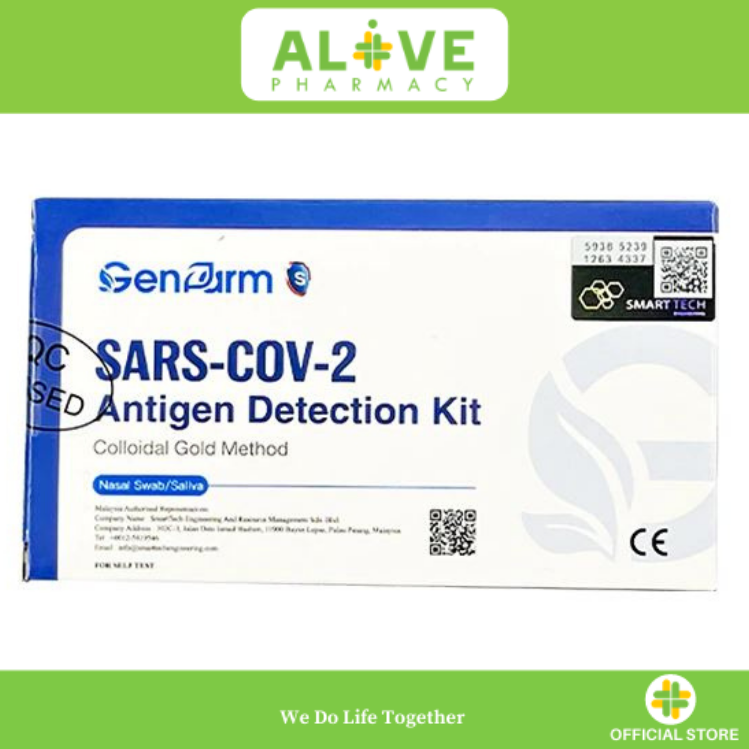 GENFARM ANTIGEN TEST KIT (NASAL/SALIVA) 1'S Lazada