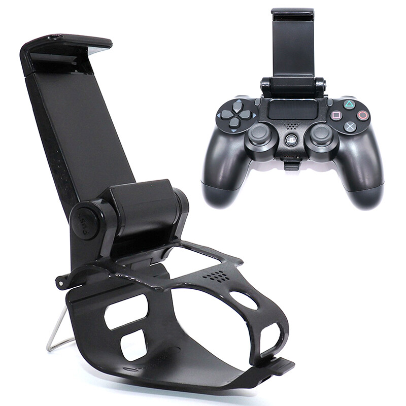 Bluesea Mobile Phone Mount Bracket Gamepad Stand Adjustable Controller Holder for PS4