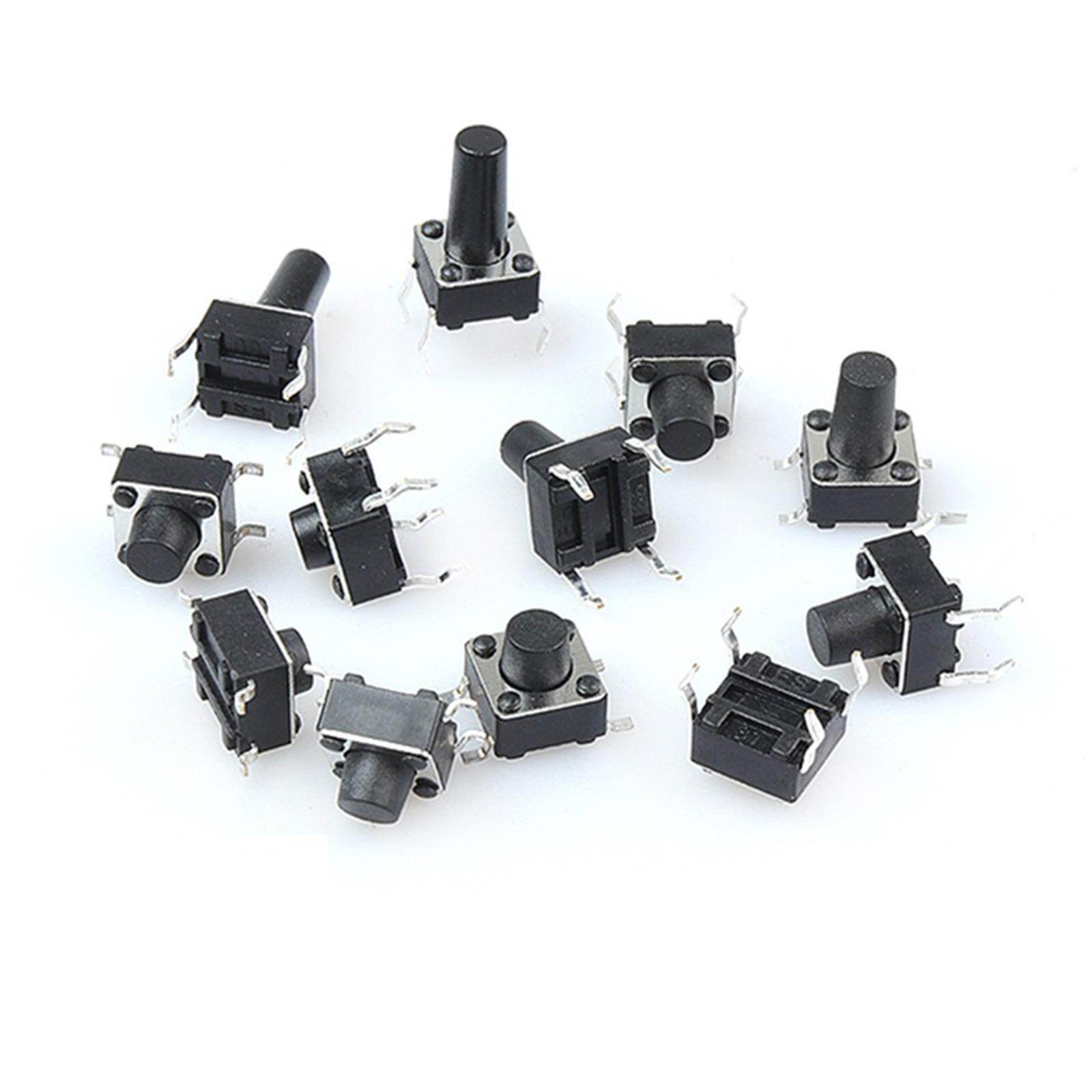 20pcs 6×6×7mm 67mm tact tactile push button switch smd-4pin