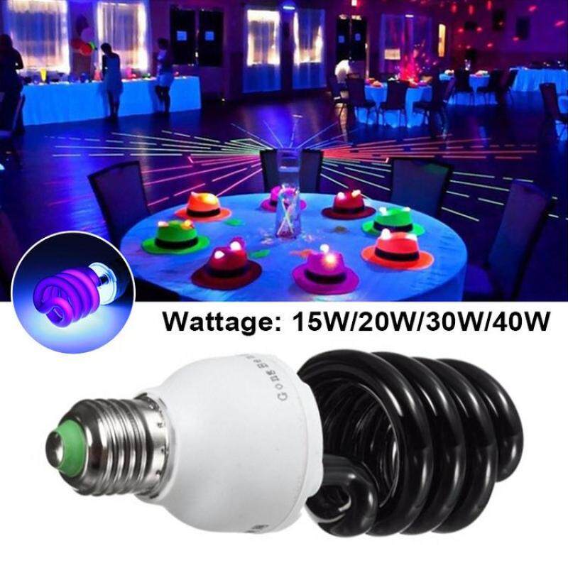 15W/ 20W/30W/40W AC220V E27 Tiết Kiệm Năng Lượng Sân Khấu UV Bóng Đèn Bóng Đèn Đen Ánh Sáng Tím UV