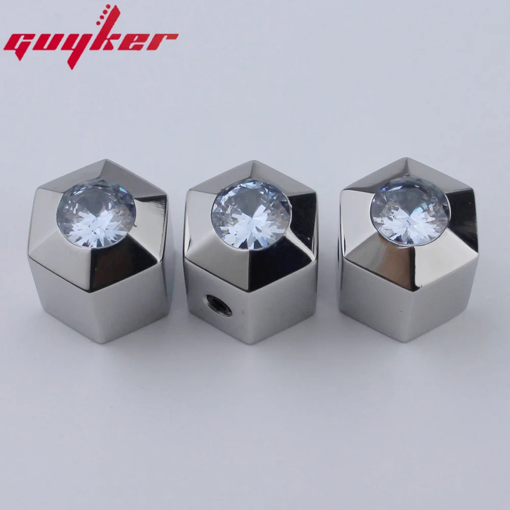 1 pcs guyker núm điều khiển chiết áp cao cấp vật liệu thép không gỉ cho guitar điện hoặc Bass