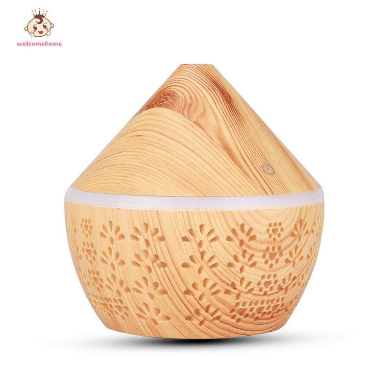 Wood Grain Electric Ultrasonic Air Humidifier 300ml USB Aromatherapy Essential Oil Mist Diffuser Singapore