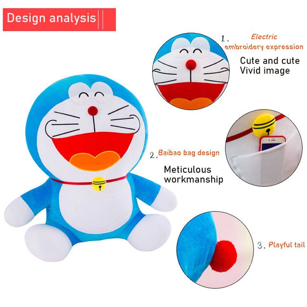 Tedfd Quà Tặng Sinh Nhật Kawaii 25/35/50Cm Búp Bê Mèo Động Vật Mềm Cho Bạn Gái Doraemon Đồ Chơi Nhồi Bông Doraemon Đồ Chơi Nhồi Bông Nhân Vật Anime Búp Bê Nhồi Bông
