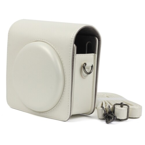 Pearly lustre pu leather case bag for fujifilm instax square sq6 camera, with adjustable shoulder strap