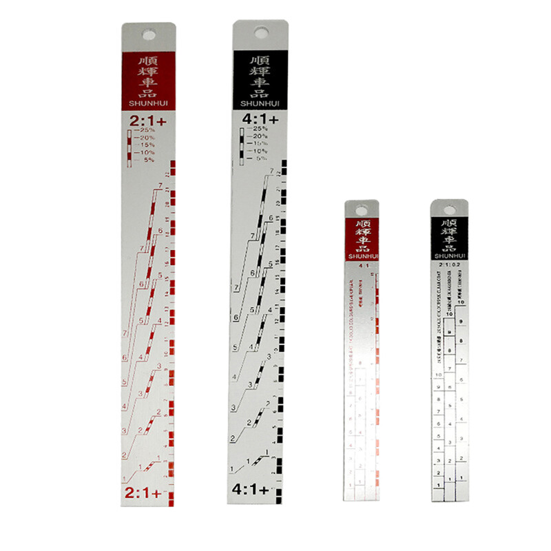 ✈️Ready Stock✈️ Mixing Tool Standard Car Paint Ruler Suitable for Cars Paint Ruler Paint Tool