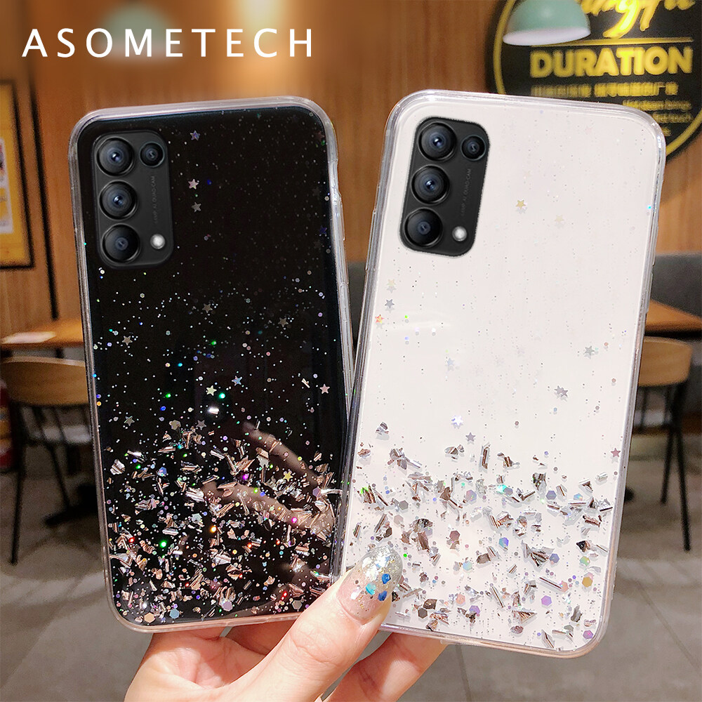 Ốp Điện Thoại Lấp Lánh Hình Ngôi Sao Lấp Lánh Dành Cho OPPO Reno 5 / OPPO Reno 5 Pro Ốp Lưng TPU Silicon Mềm
